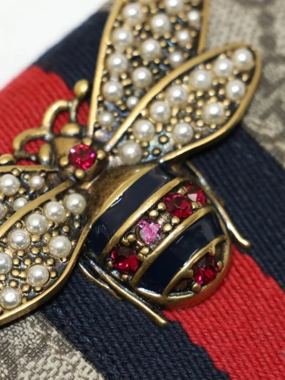 Gucci GG Supreme Queen Margaret Card Case